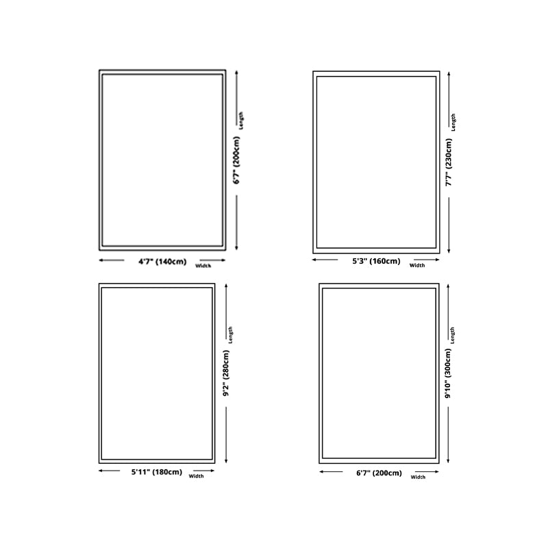 Modern Brown Rug Polyester Color Piece Area Rug Washable Rug for Living Room