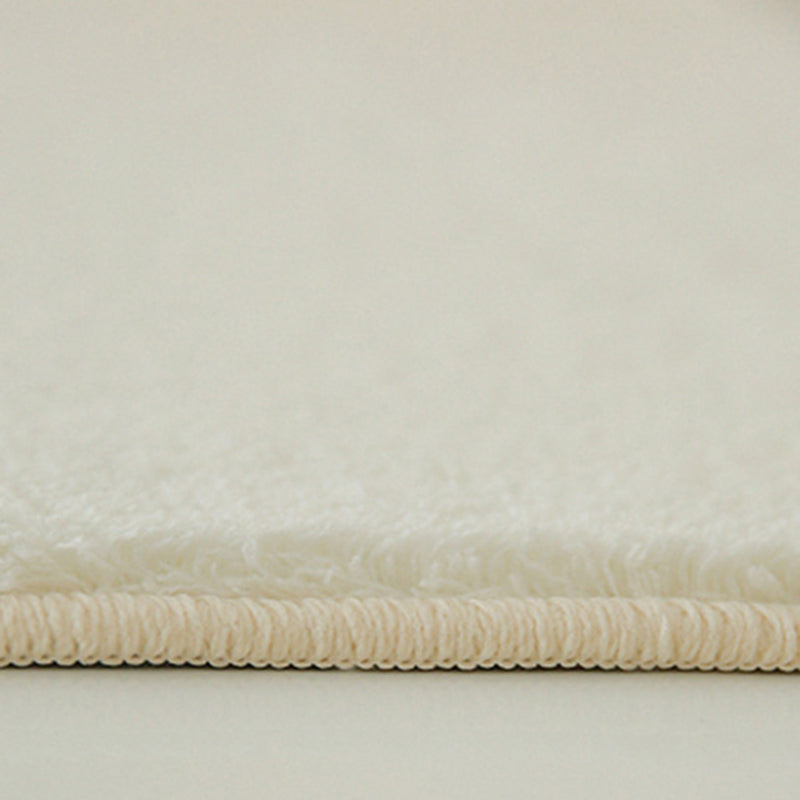 Beige Casual Rug Polyester Line Area Rug Stain Resistant Rug for Home Decor