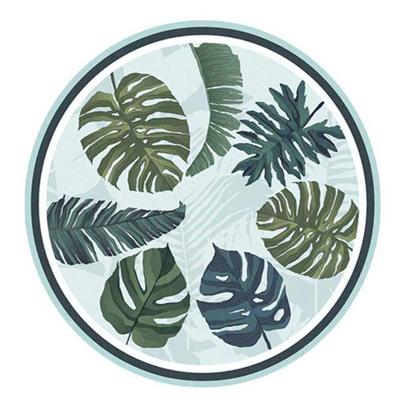 Nordic Modern Rug Rainforest Polyester Rug Washable Rug for Living Room