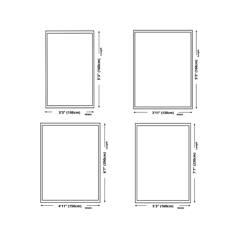 Grey Modern Rug Polyester Line Rug Tear Resistant Rug for Living Room