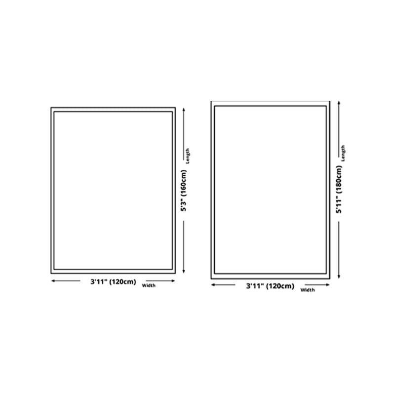 Black Modern Rug Polyester Graphic Rug Tear Resistant Rug for Living Room