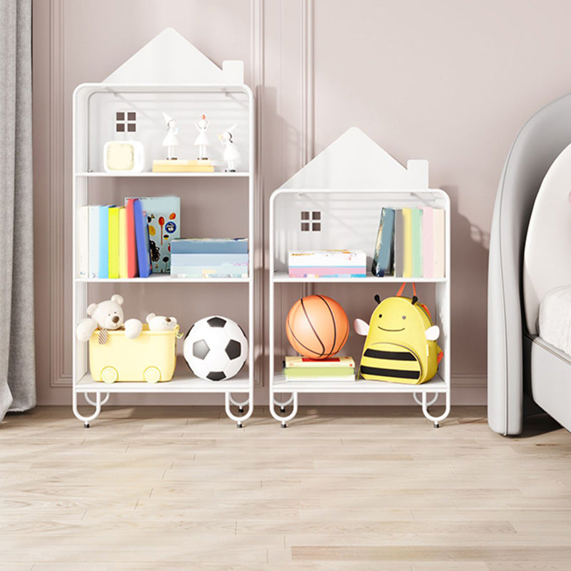 Open Back Standard Bookshelf Metal Shelves Included Bookcase