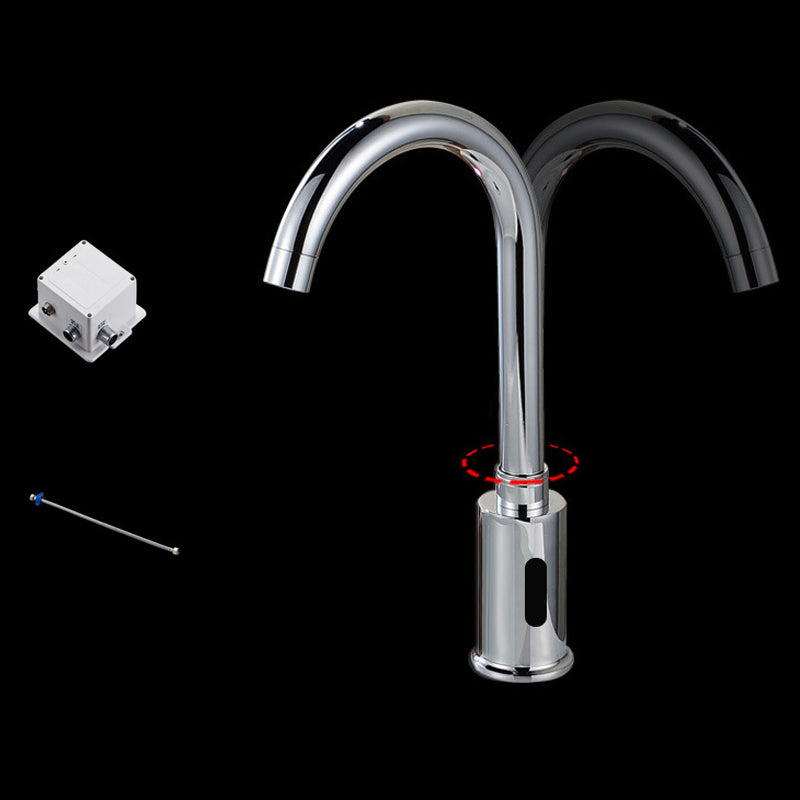 Touchless Sensor Kitchen Sink Faucet Stainless Steel Swivel Spout with Accessories