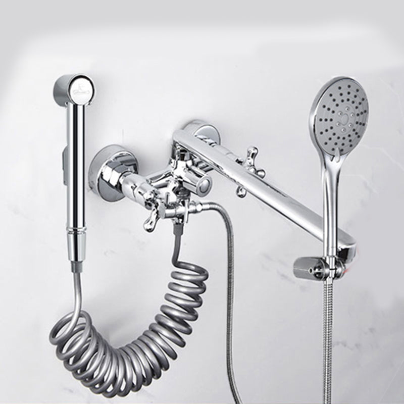 Traditional Style Claw Foot Tub Faucet Copper Floor Mounted Claw Foot Tub Faucet