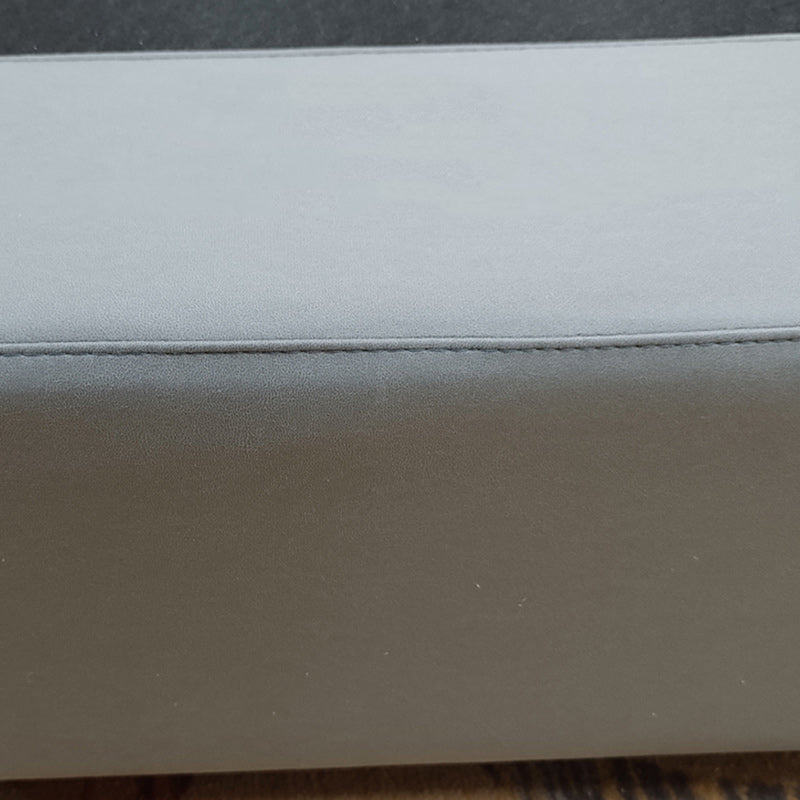 Contemporary Low Mattress Included Bed Frame Grey Upholstered Tufted Bed with 3 Drawers