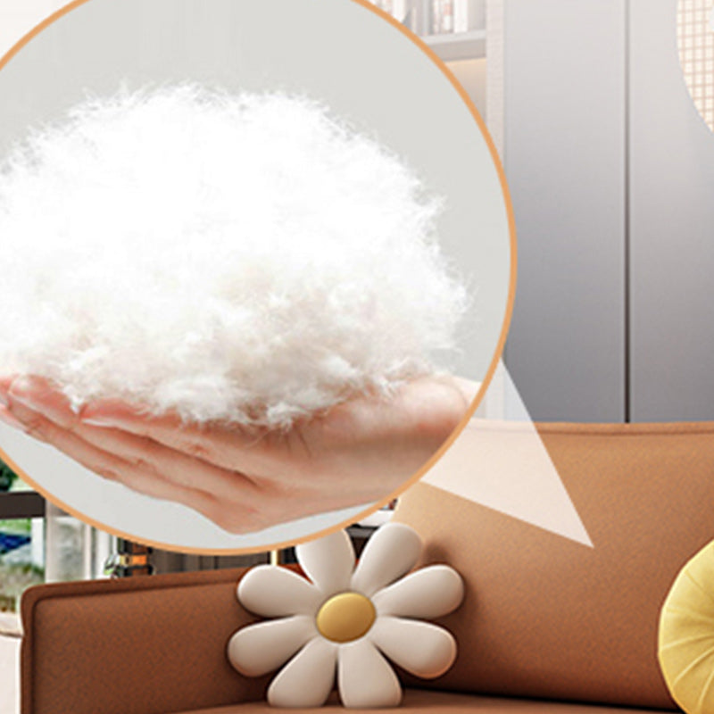 Faux Leather Sofa Bed Metal Frame Sleeper Sofa with Storage Box