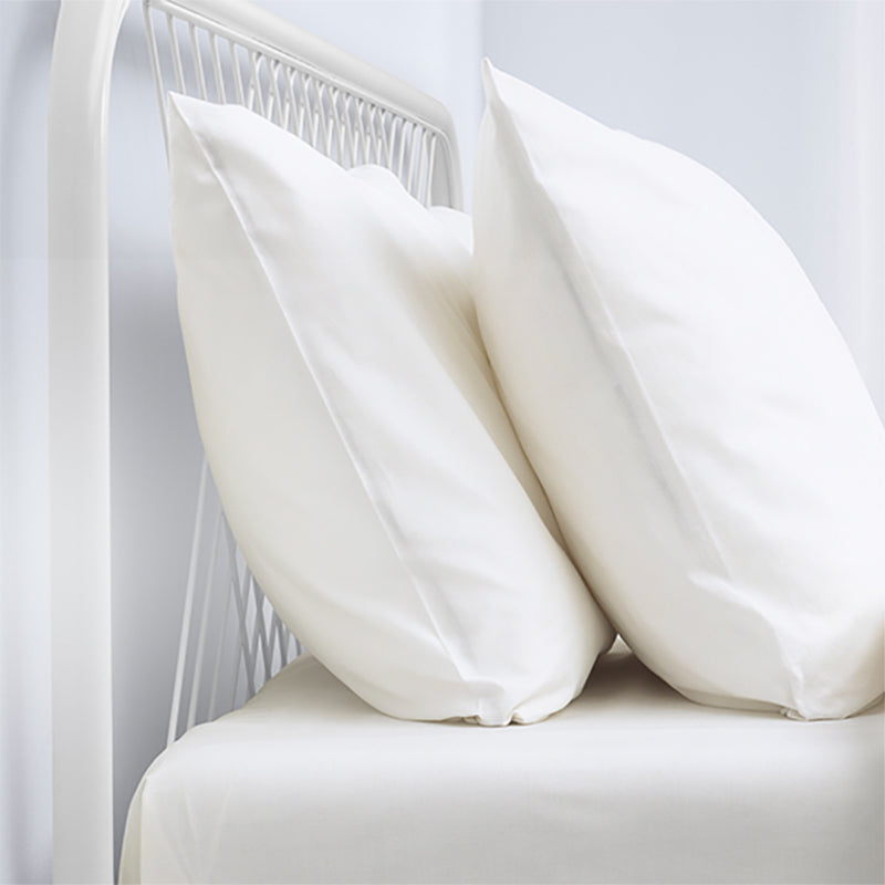 White Metal Panel Bed Glam Standard Bed with Open-Frame Headboard