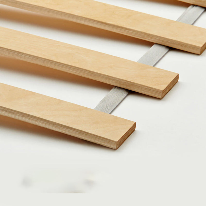 White Metal Panel Bed Glam Standard Bed with Open-Frame Headboard