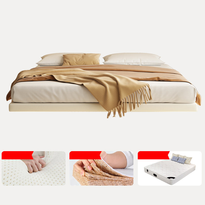 Platform Bed Frame Solid Wood Bed without Headboard and Footboard, Light Not Included