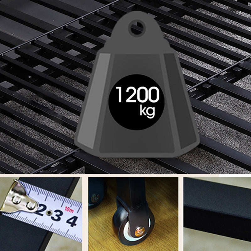 Scandinavian Square Arm Sofa Bed 33.46" H Sleeper with Storage