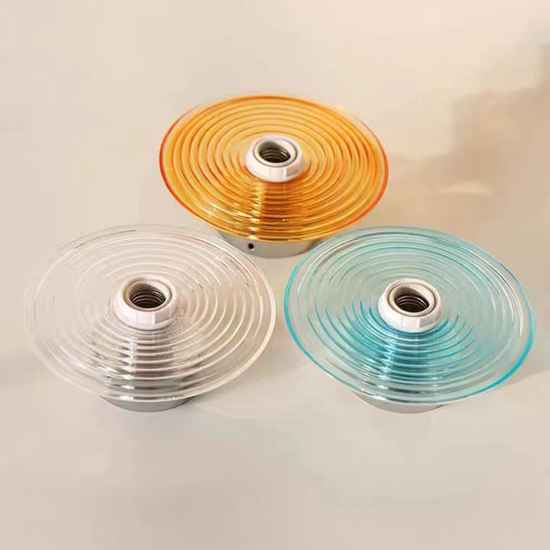 Modern Simple Glass Ceiling Light Circle Shape Ceiling Lamp for Bedroom