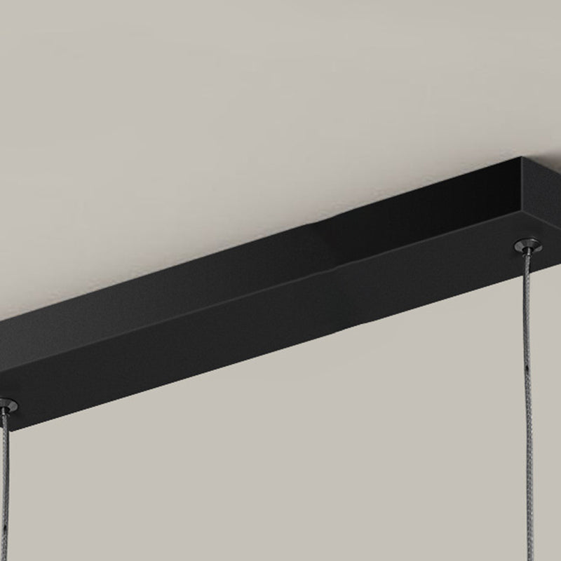 Golden/Black Ceiling Light Contemporary LED Kitchen Island Lighting for Foyer