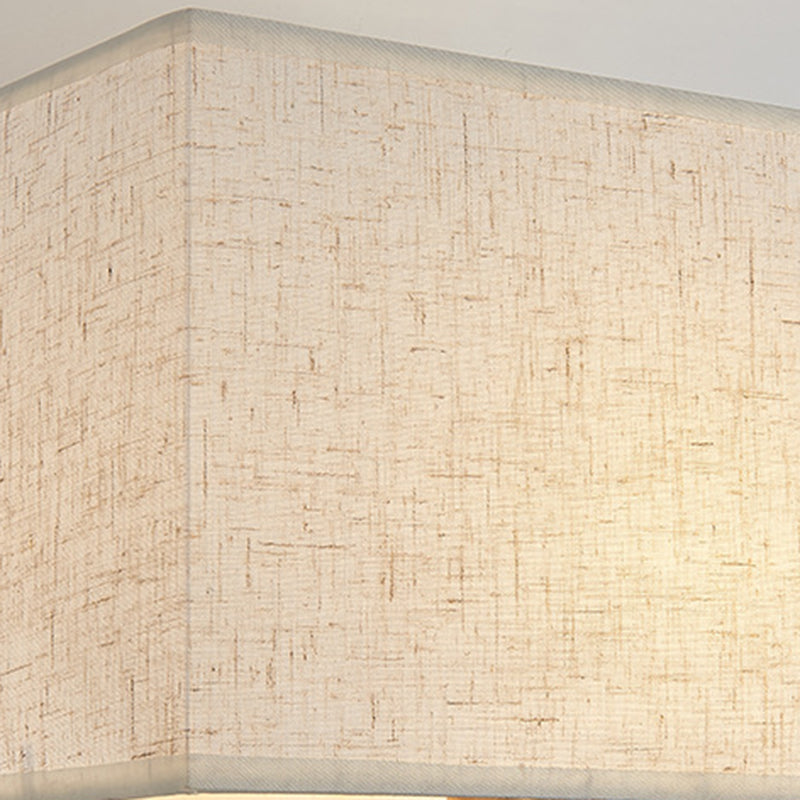 1 - Light Wall Sconce in Black / Gold Metal and Fabric Post Modern Wall Light