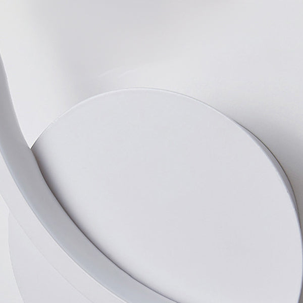 Single Modern White/Black Wall Mounted Sconce Unique Wall Light for Bedroom
