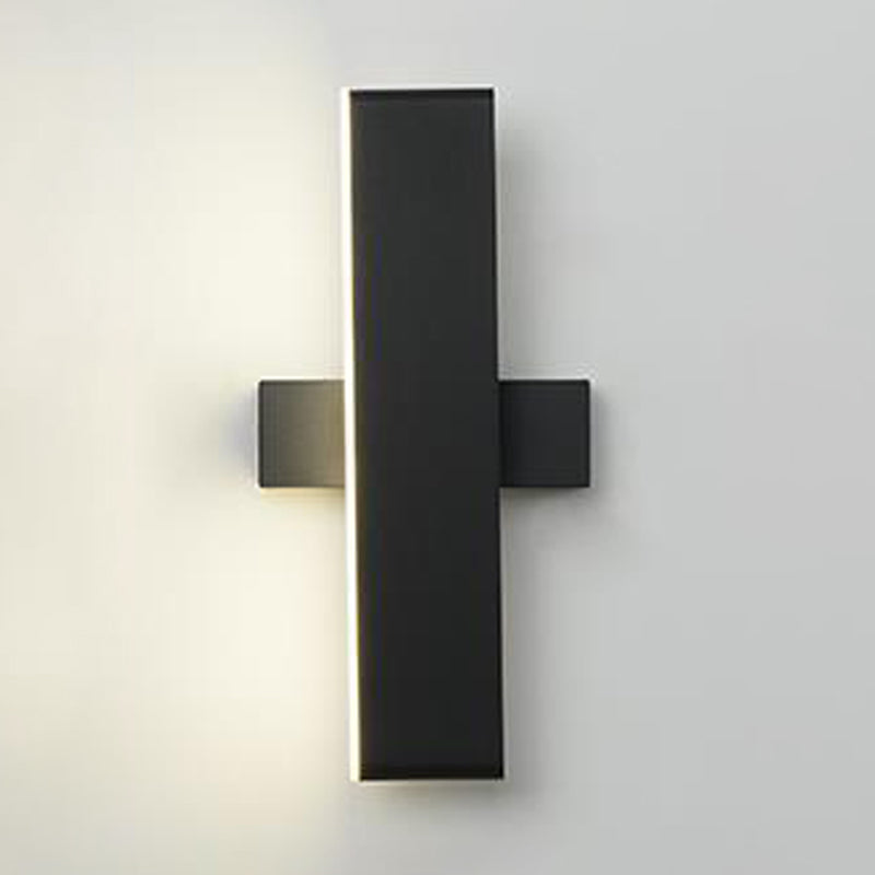 Single Black/White Modern Wall Mounted Sconce LED Wall Light for Living Room
