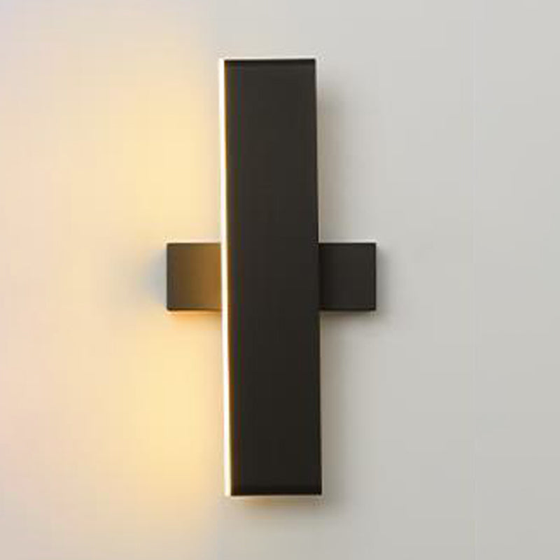 Single Black/White Modern Wall Mounted Sconce LED Wall Light for Living Room