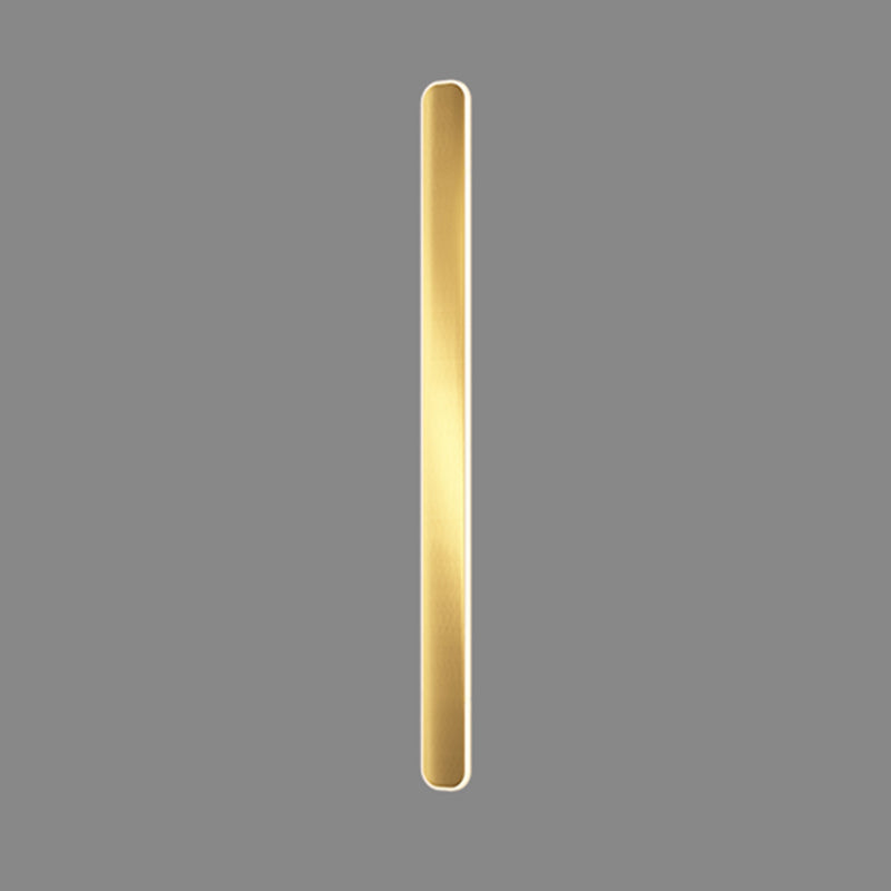 Modern Metal Wall Sconce Rectangle Shape Wall Light with Acrylic Shade for Bedroom