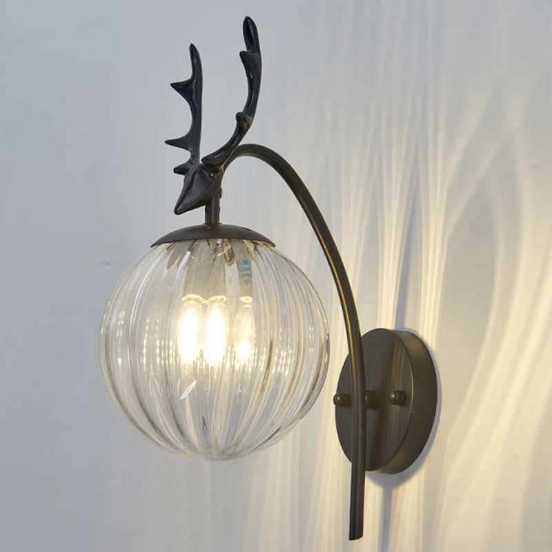 Modern Wall Sconce Lighting Glass 1 Light Wall Lighting Fixtures for Dining Room