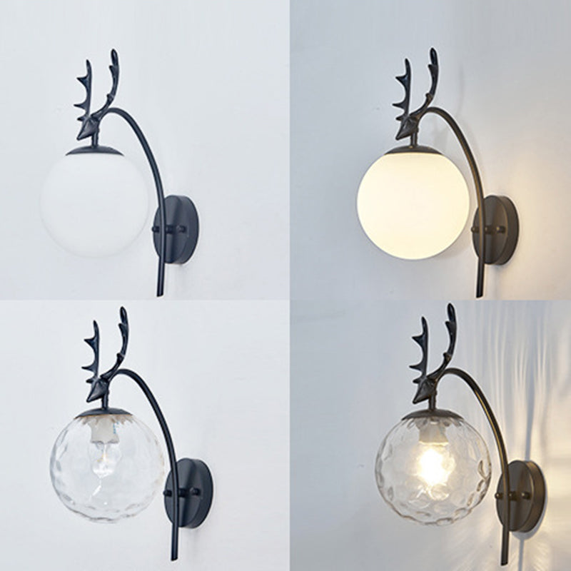 Modern Wall Sconce Lighting Glass 1 Light Wall Lighting Fixtures for Dining Room