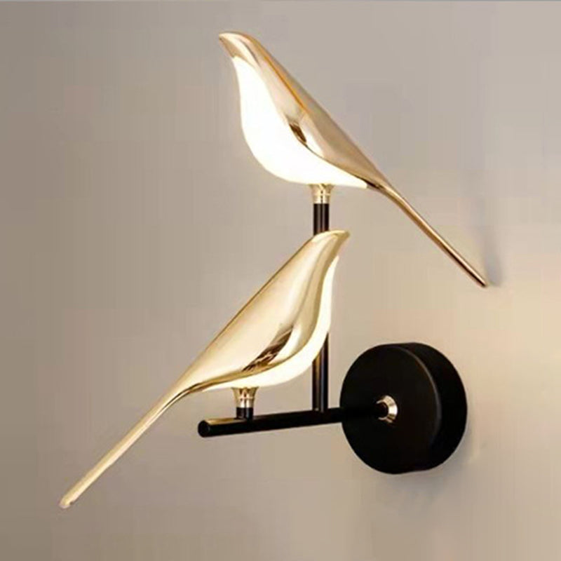 Modern 1/2-Light Wall Mounted Sconce Metal Unique Wall Light