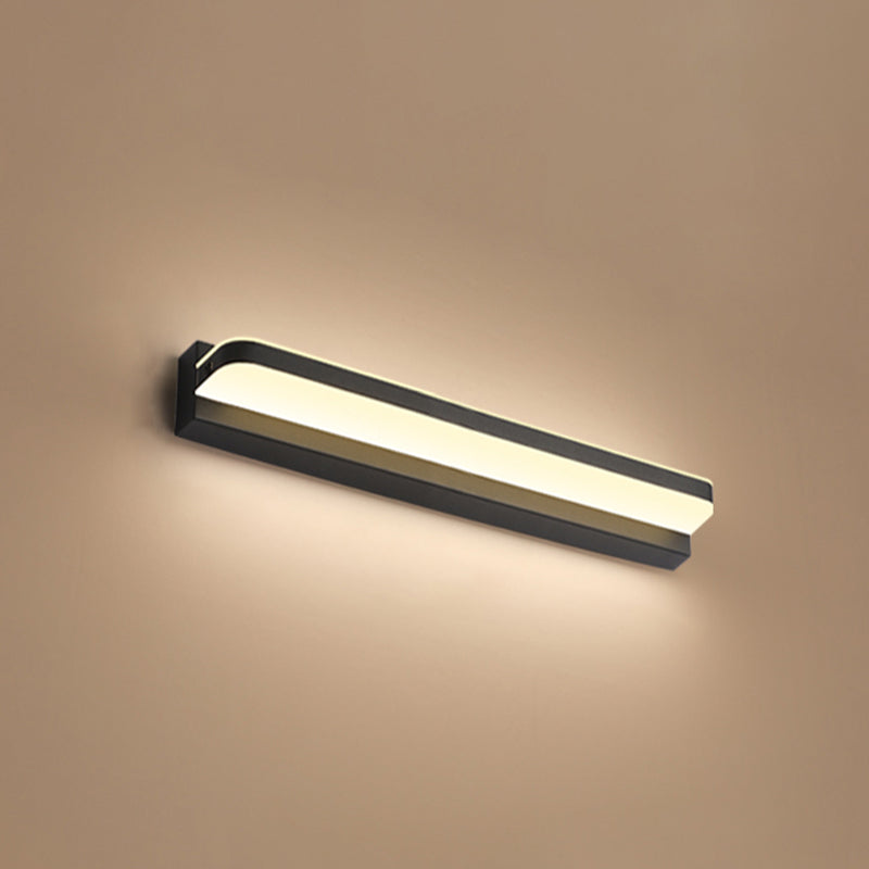 Minimalism Vanity Lighting Linear Metal Wall Light Fixture for Bathroom