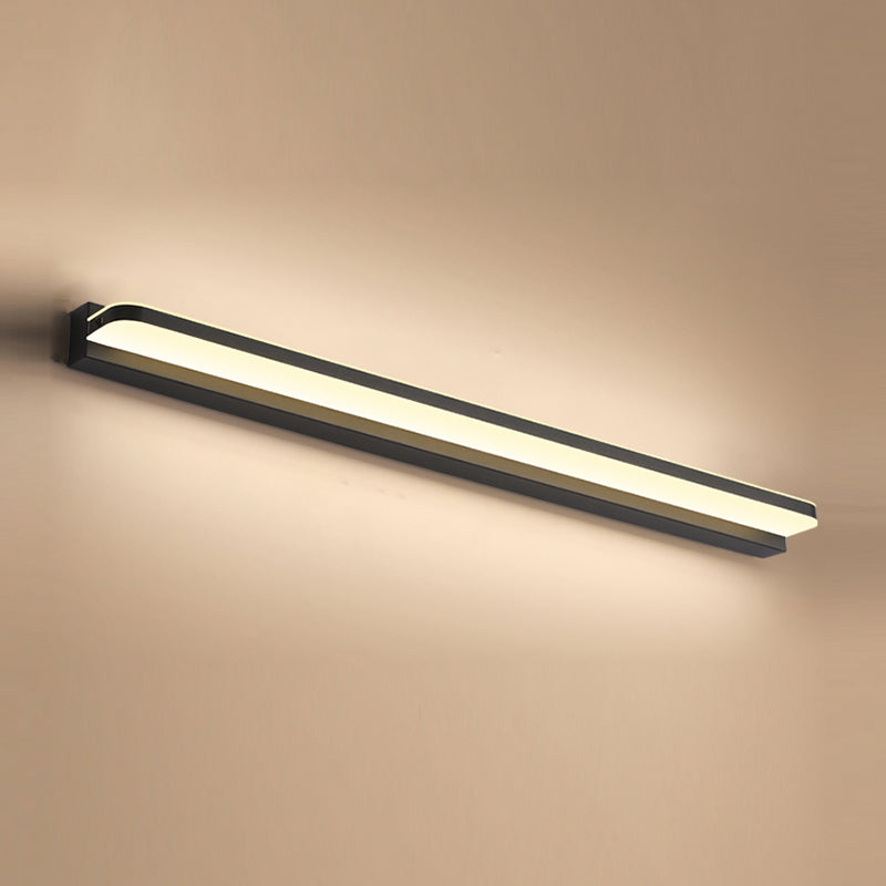 Minimalism Vanity Lighting Linear Metal Wall Light Fixture for Bathroom