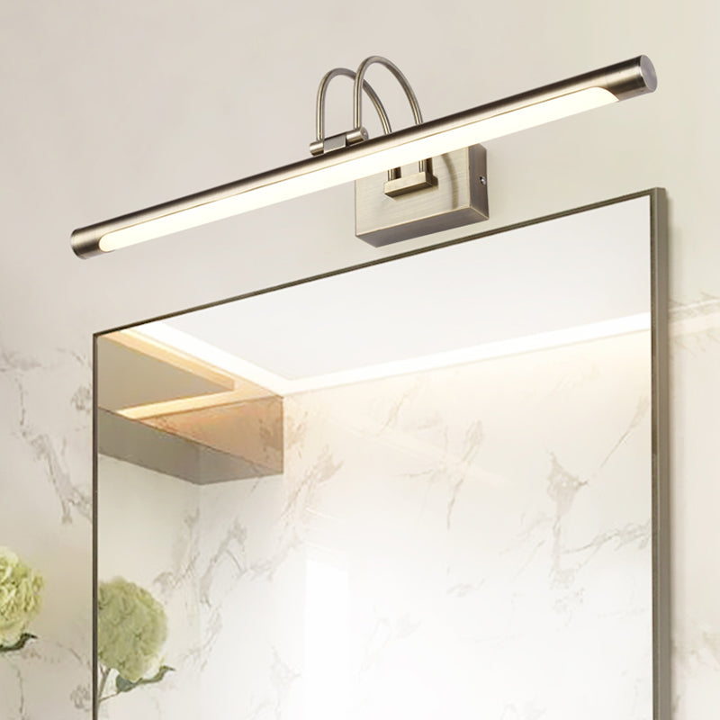 Minimalism Vanity Lighting Strip Metal Wall Light Fixture for Bathroom