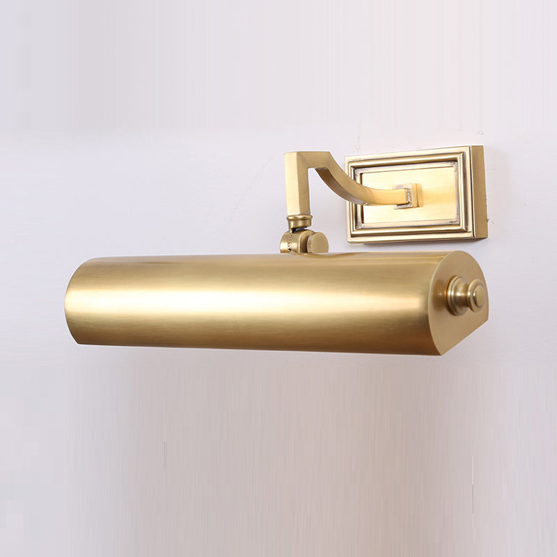 Modern Vanity Lighting Copper Wall Light Fixture in Gold for Bathroom