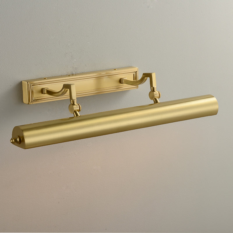 Modern Vanity Lighting Copper Wall Light Fixture in Gold for Bathroom