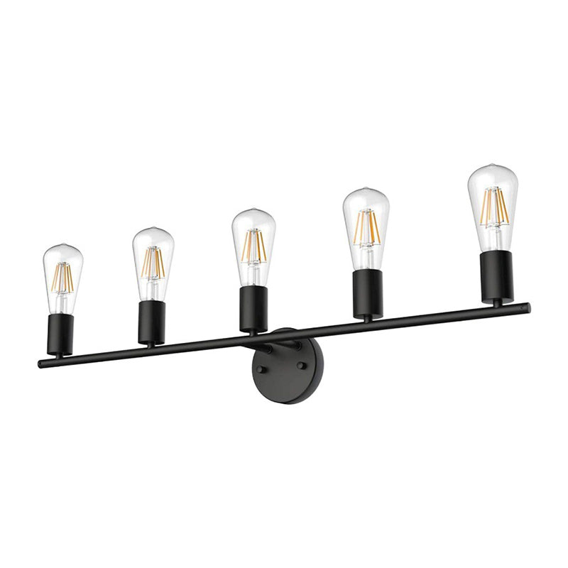 Multi - Light Bathroom Vanity Lighting Iron Industrial Bath Vanity without Shade