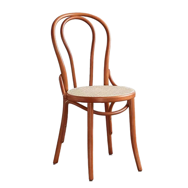 Modern Pine Wood Dining Set 1/5 Pcs Brown Dinette Set for Home