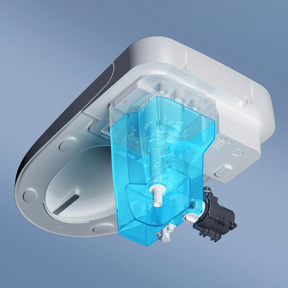 Modern Toilet Bowl All-In-One ABS Floor Mounted Siphon Jet Urine Toilet