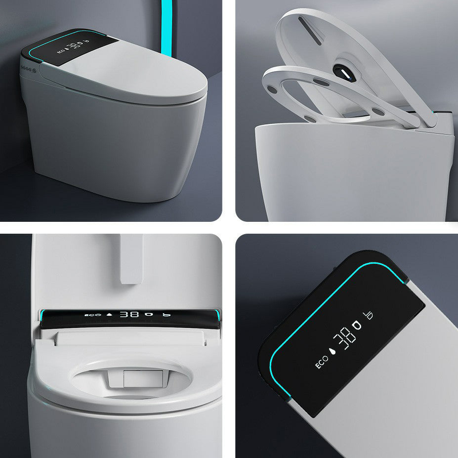 Modern Toilet Bowl All-In-One ABS Floor Mounted Siphon Jet Urine Toilet