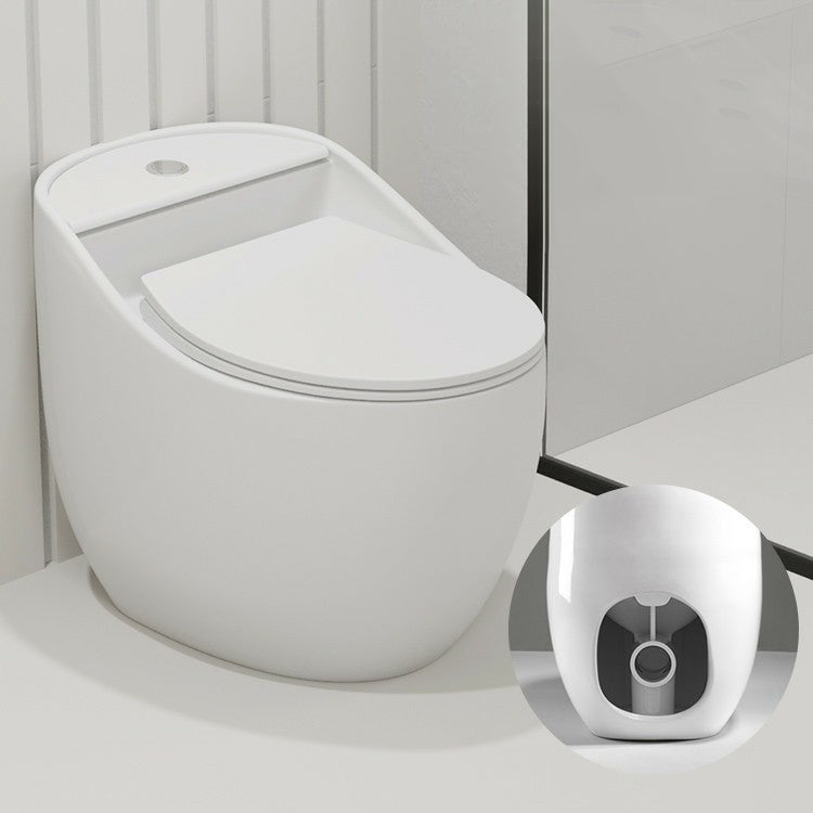 Traditional Flush Toilet One-Piece Toilet Floor Mounted Porcelain Toilet