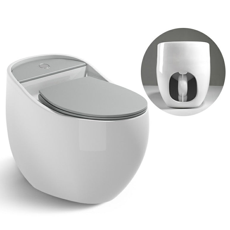 Traditional Flush Toilet One-Piece Toilet Floor Mounted Porcelain Toilet