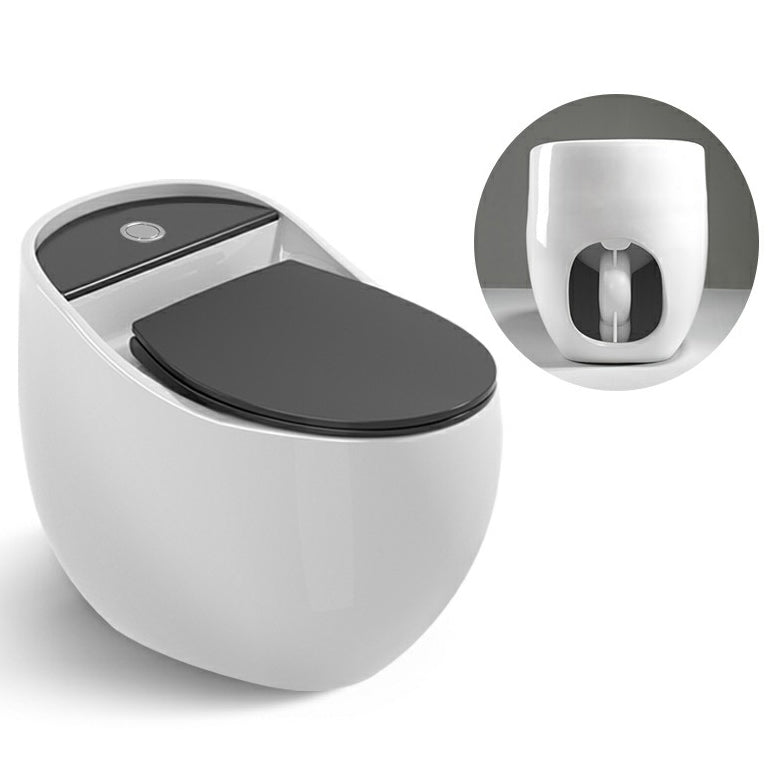 Traditional Flush Toilet One-Piece Toilet Floor Mounted Porcelain Toilet