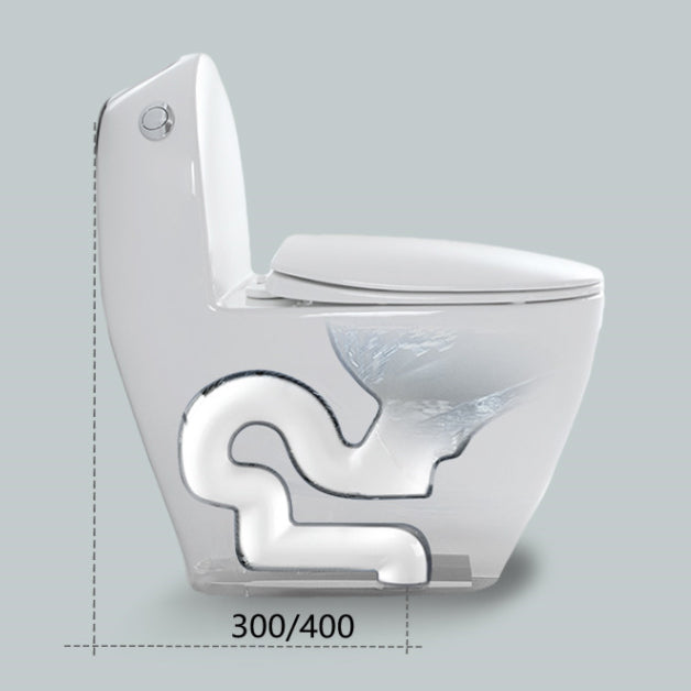 Traditional Toilet Bowl One Piece Toilet Floor Mounted Porcelain Toilet