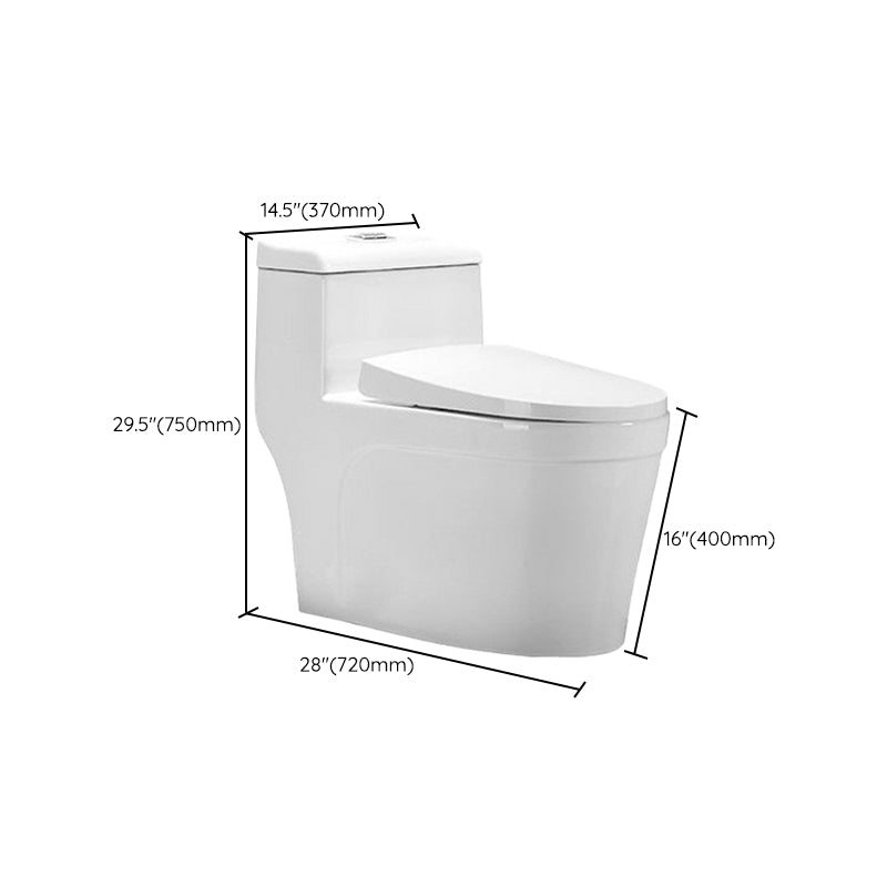 Traditional Style One Piece Flush Toilet Floor Mounted Urine Toilet for Bathroom