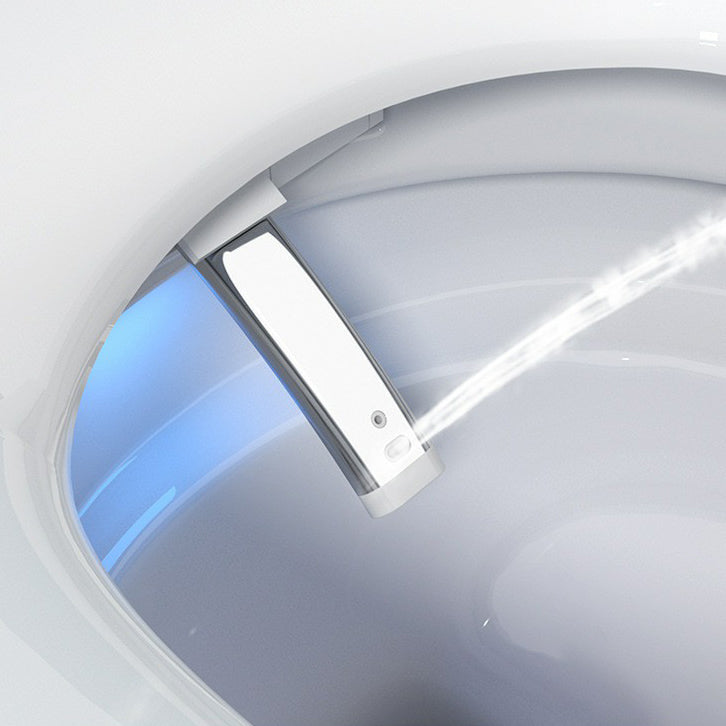 Modern Toilet Bowl ABS Floor Mounted Siphon Jet Flush Toilet