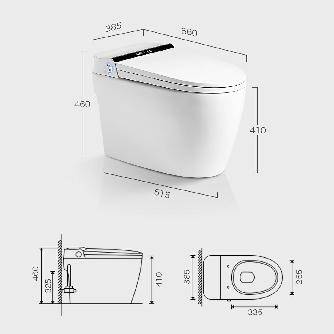 Modern Urine Toilet Ceramic One Piece Ceramic Toilet Bowl with Seat