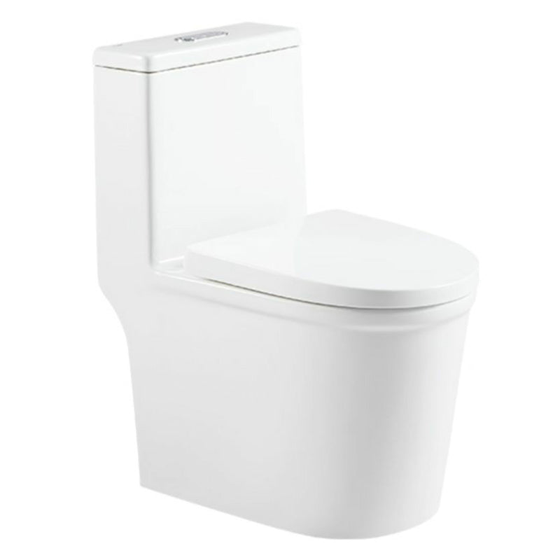 Traditional Flush Toilet All-In-One Floor Mounted Siphon Jet Porcelain Toilet