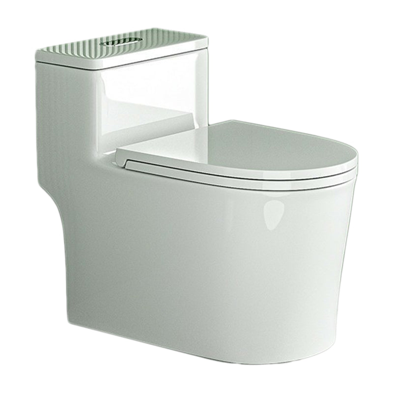 Traditional Flush Toilet All-In-One Floor Mounted Siphon Jet Porcelain Toilet