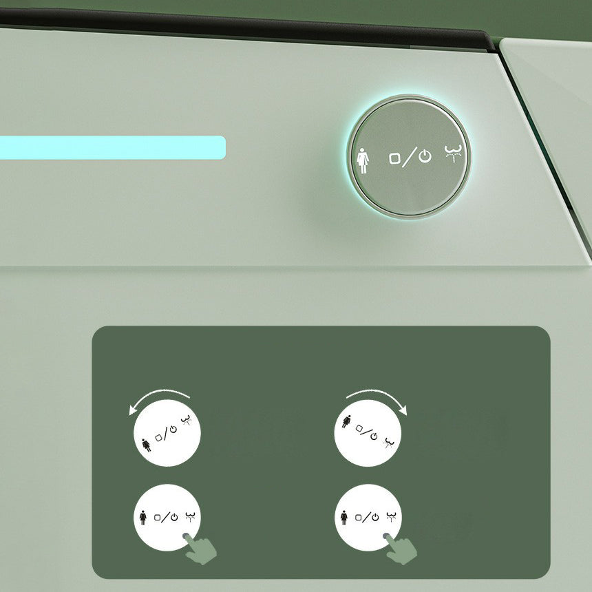 Modern Flush Toilet One Piece Toilet Floor Mounted ABS Siphon Jet Urine Toilet