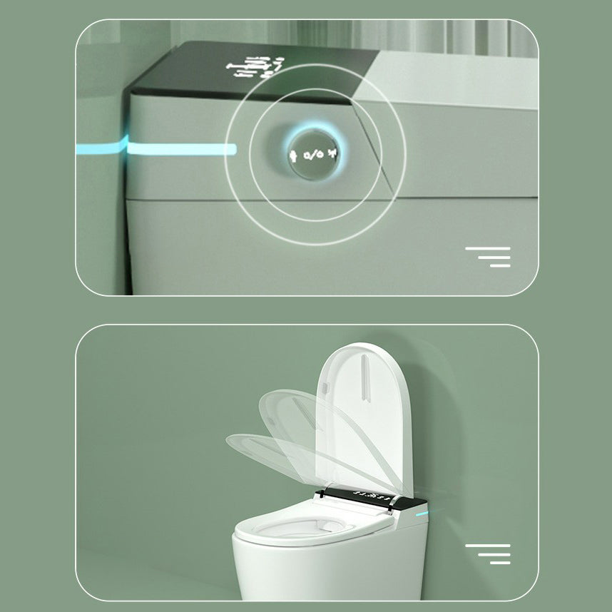 Modern Flush Toilet One Piece Toilet Floor Mounted ABS Siphon Jet Urine Toilet
