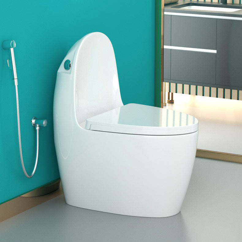 Contemporary One Piece Flush Toilet Floor Mounted Urine Toilet for Bathroom