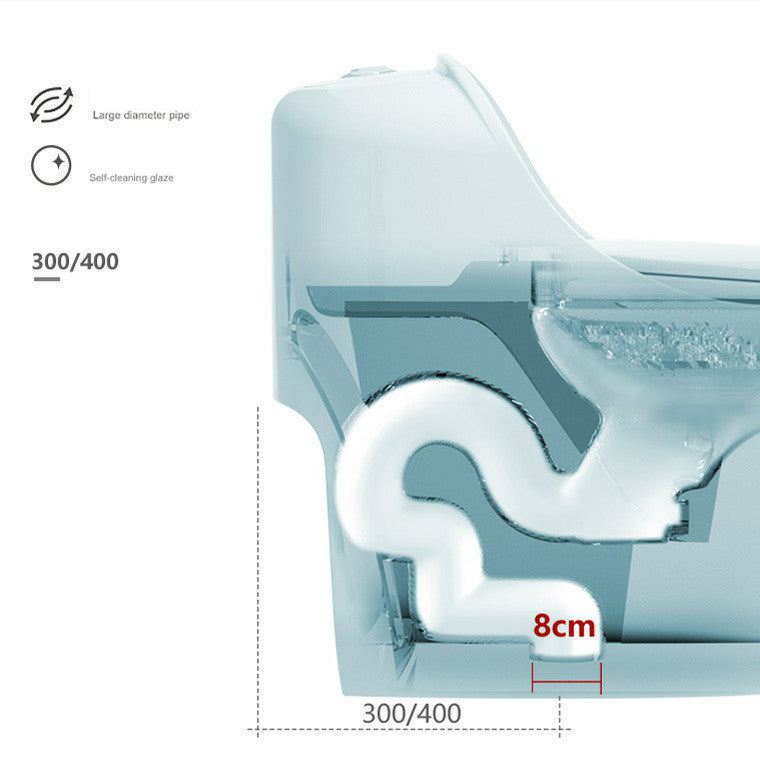 Contemporary One Piece Flush Toilet Floor Mounted Urine Toilet for Bathroom