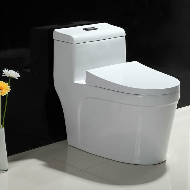 Contemporary One Piece Flush Toilet White Urine Toilet for Bathroom