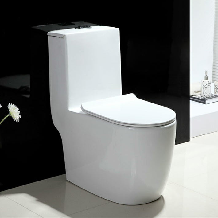 Contemporary One Piece Flush Toilet White Urine Toilet for Bathroom