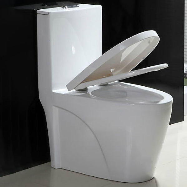 Contemporary One Piece Flush Toilet White Urine Toilet for Bathroom