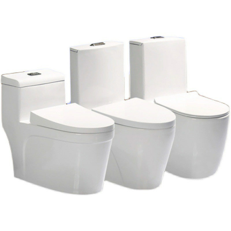 Contemporary One Piece Flush Toilet White Urine Toilet for Bathroom